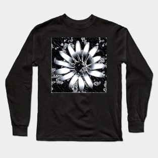 metallic flowers Long Sleeve T-Shirt